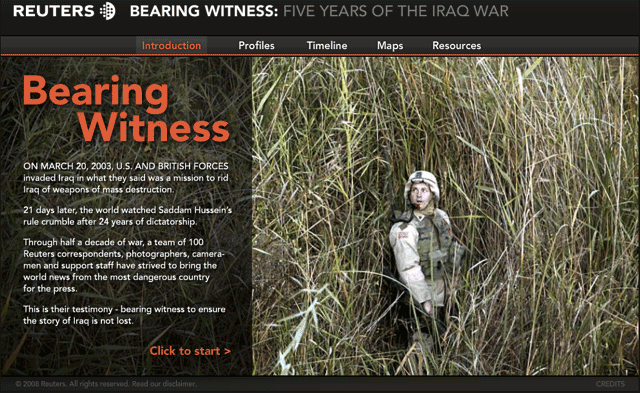 Reuters-Bearing Witness