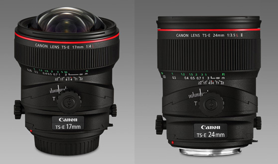 Canon TS-E 17mm y 24mm