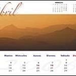 Calendario de Rafa Irusta (abril)