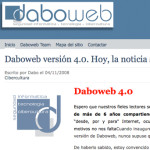 Daboweb se renueva, ya está en marcha la 4.0