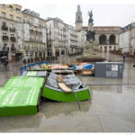 Destrozada la exposición de Reuters en Vitoria