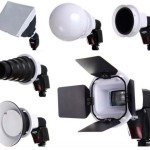 Kit de accesorios Foxfoto para flashes