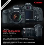 Y ya anunciada la nueva EOS Canon 5D Mark III