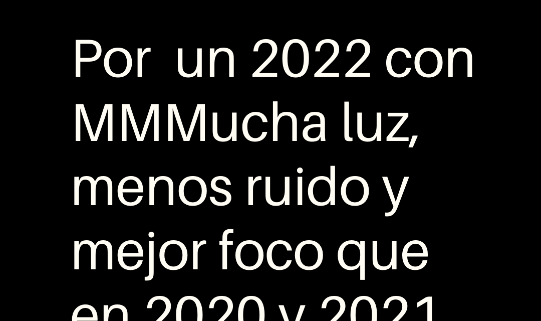 ¡¡¡ Feliz 2022 Caborians !!! y muchos MMM para el 2020/21 ;)